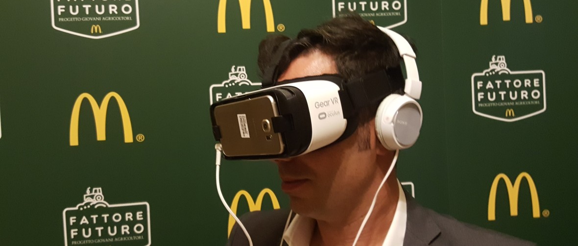 Mc Donalds presenta l'agricoltura in realtà virtuale