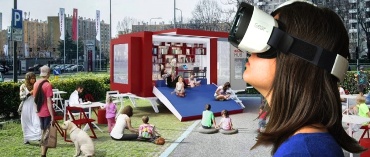 bibliohub realtà virtuale in biblioteca