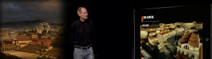 Steve Jobs presenta Roma Virtual History,m a cura di Carraro LAB e Applix