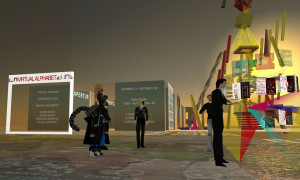 Evento virtuale in Second Life con avatar 3D