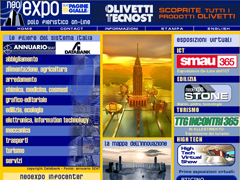 Home Page del portale fieristico Neoexpo