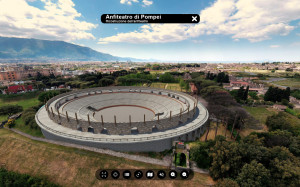 Anfiteatro di Pompei ricostruzione archeologica