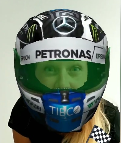 Formula 1 augmented reality in Facebook AR Studio