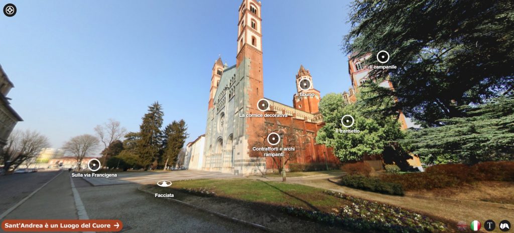 Guida immersiva al museo diffuso di Vercelli