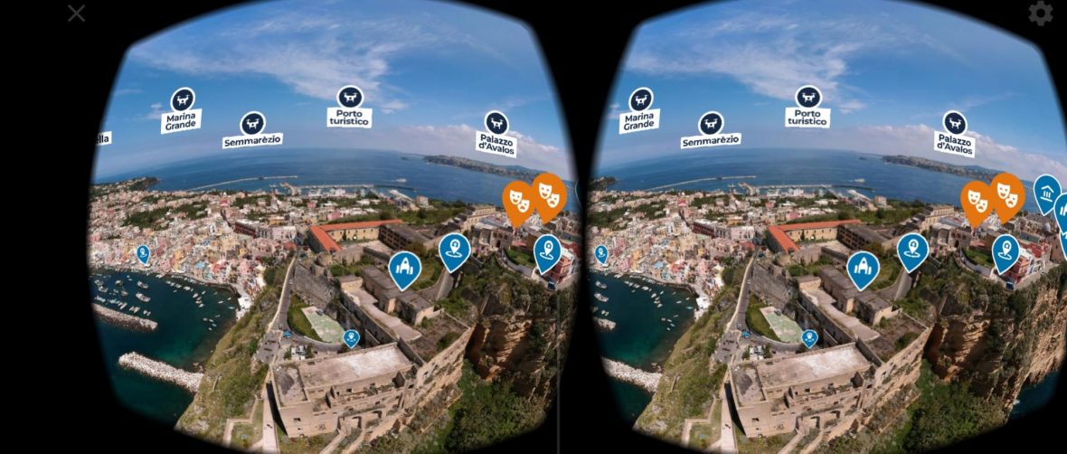 procida virtual reality cardboard