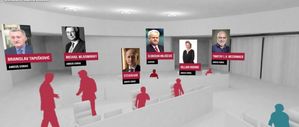 Immersive trial milosevic